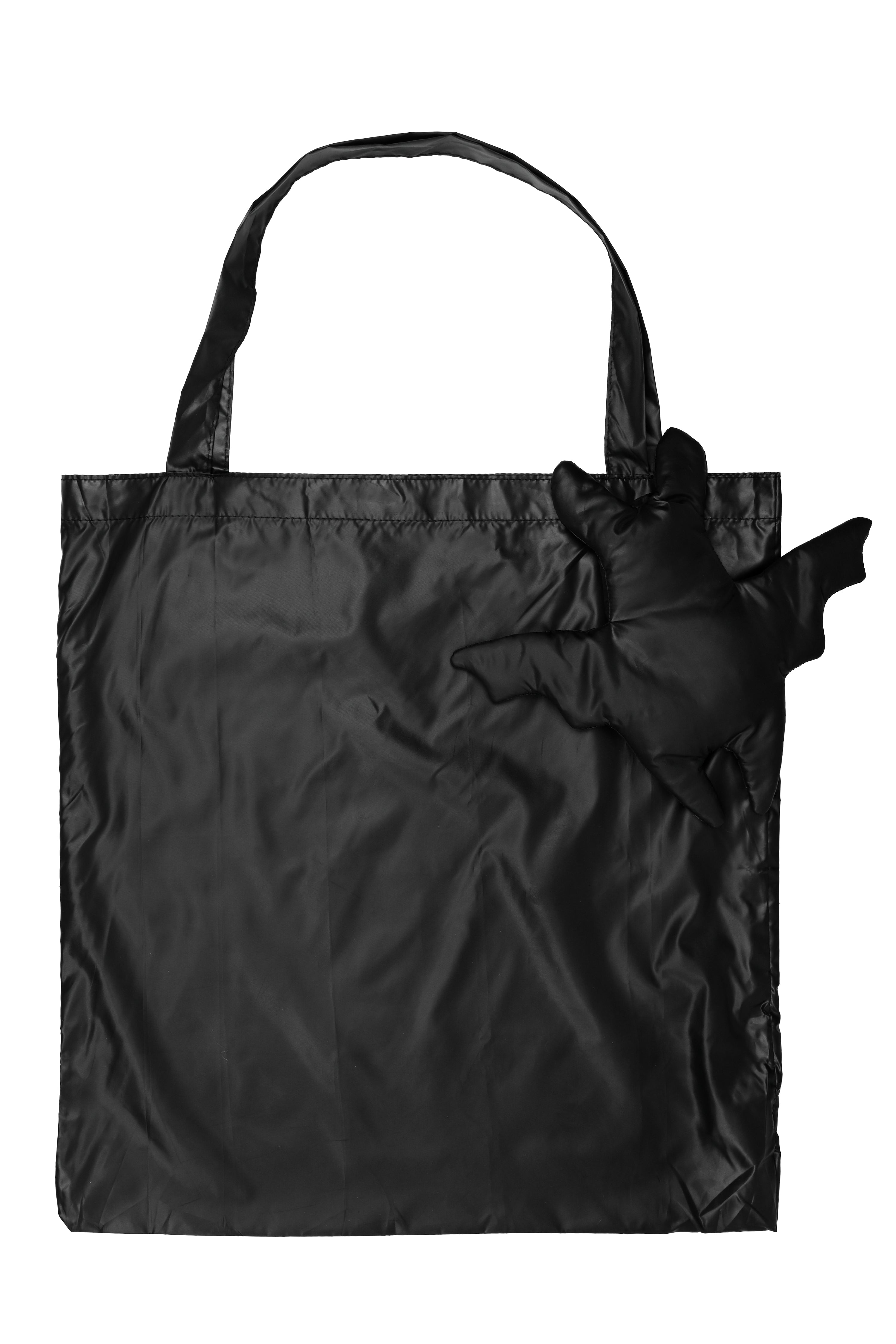 bat keychain with reusable tote on the inside