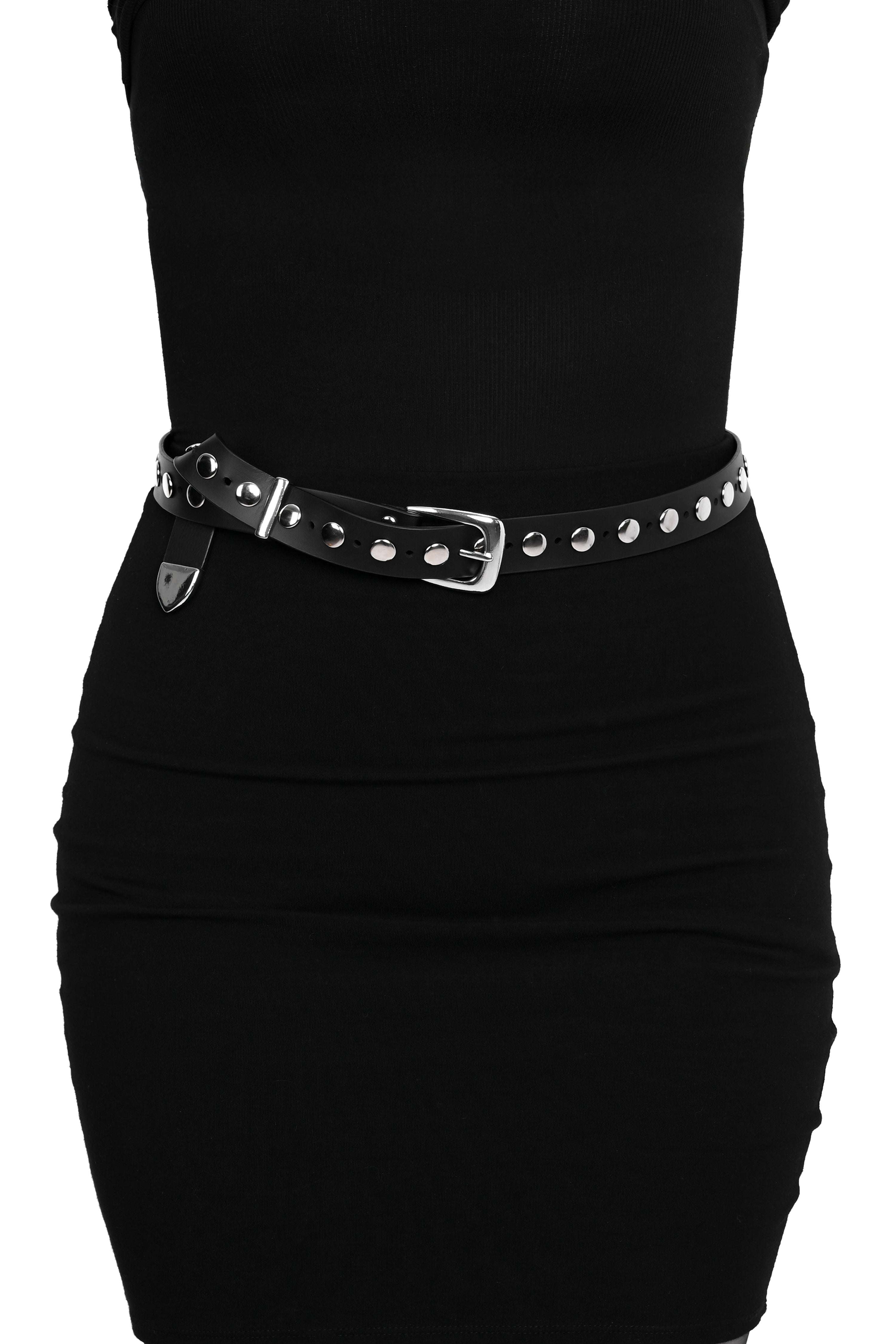 Signature Circle Stud Belt