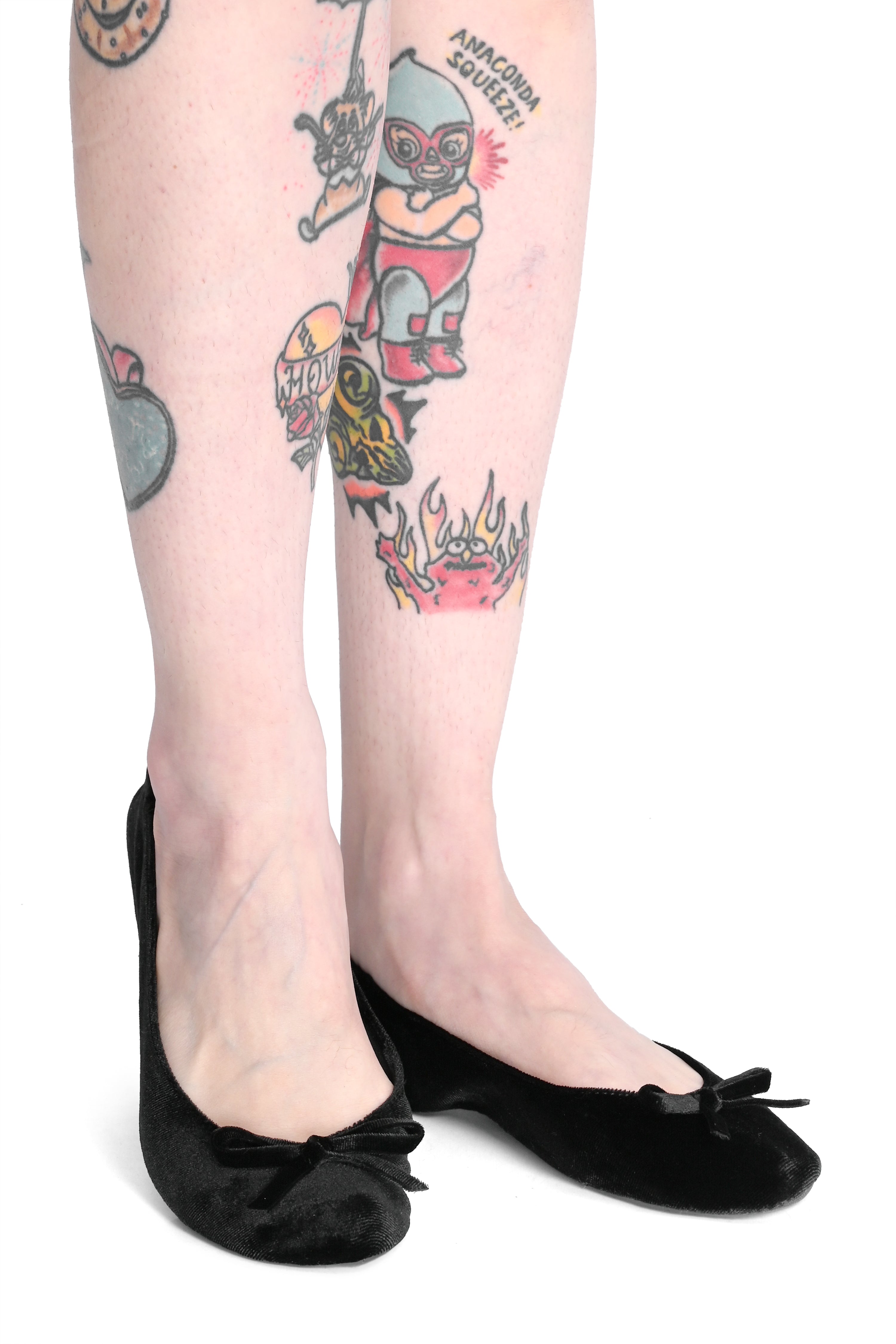 Black Velvet Folding Flats - Sizes 6/9/10 left!