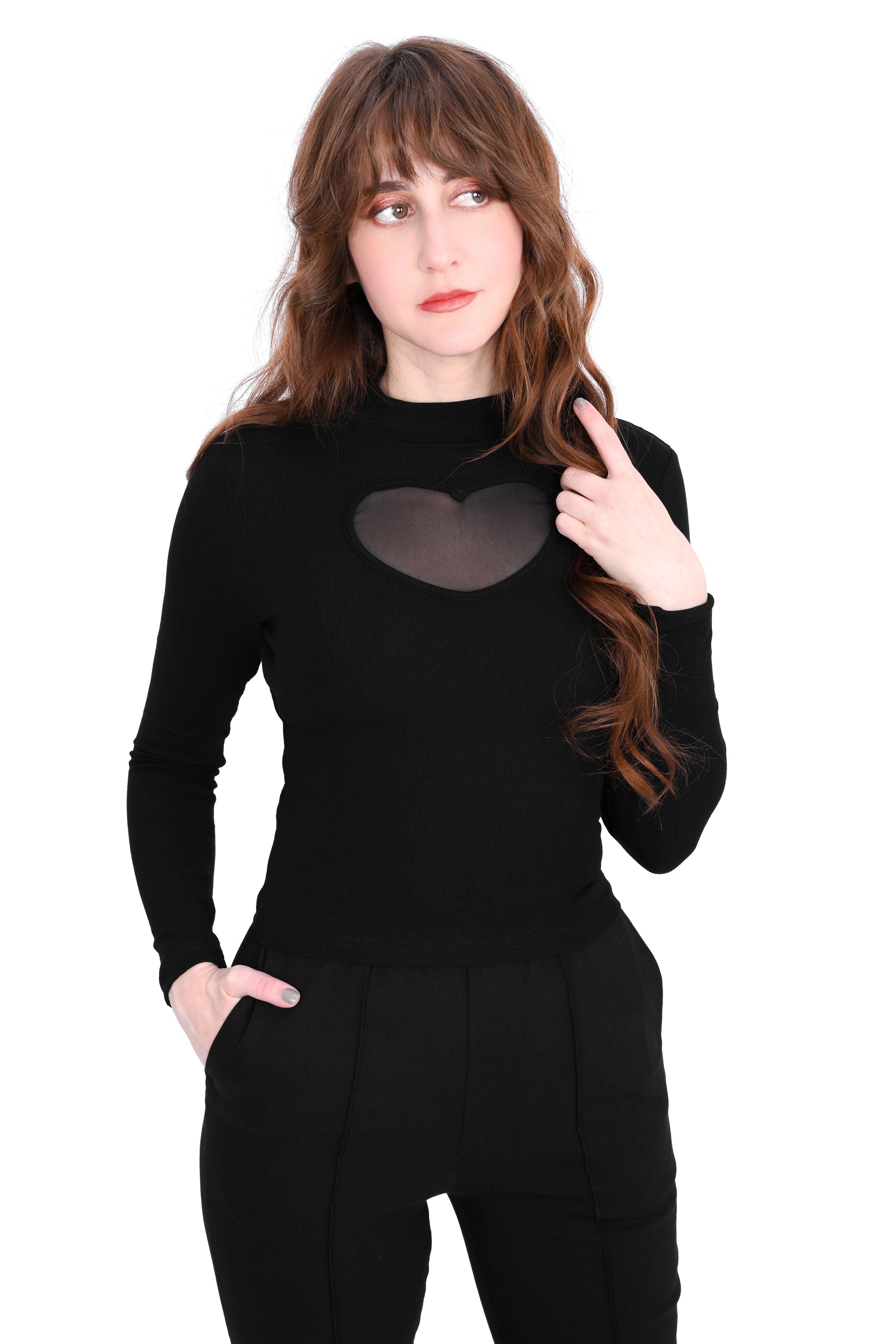Long Sleeve Heart Top