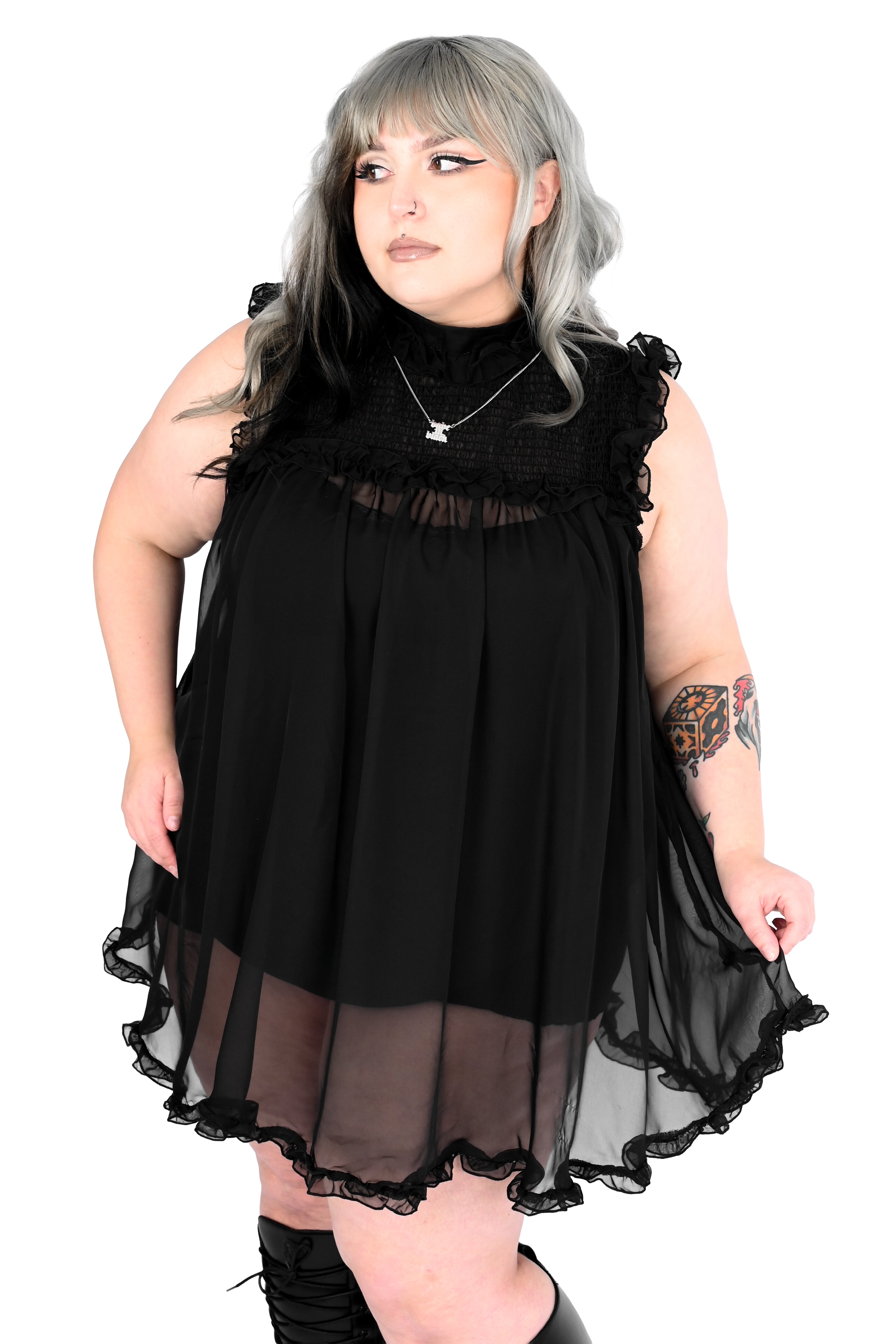 Kathryn Babydoll Dress - No Restock!