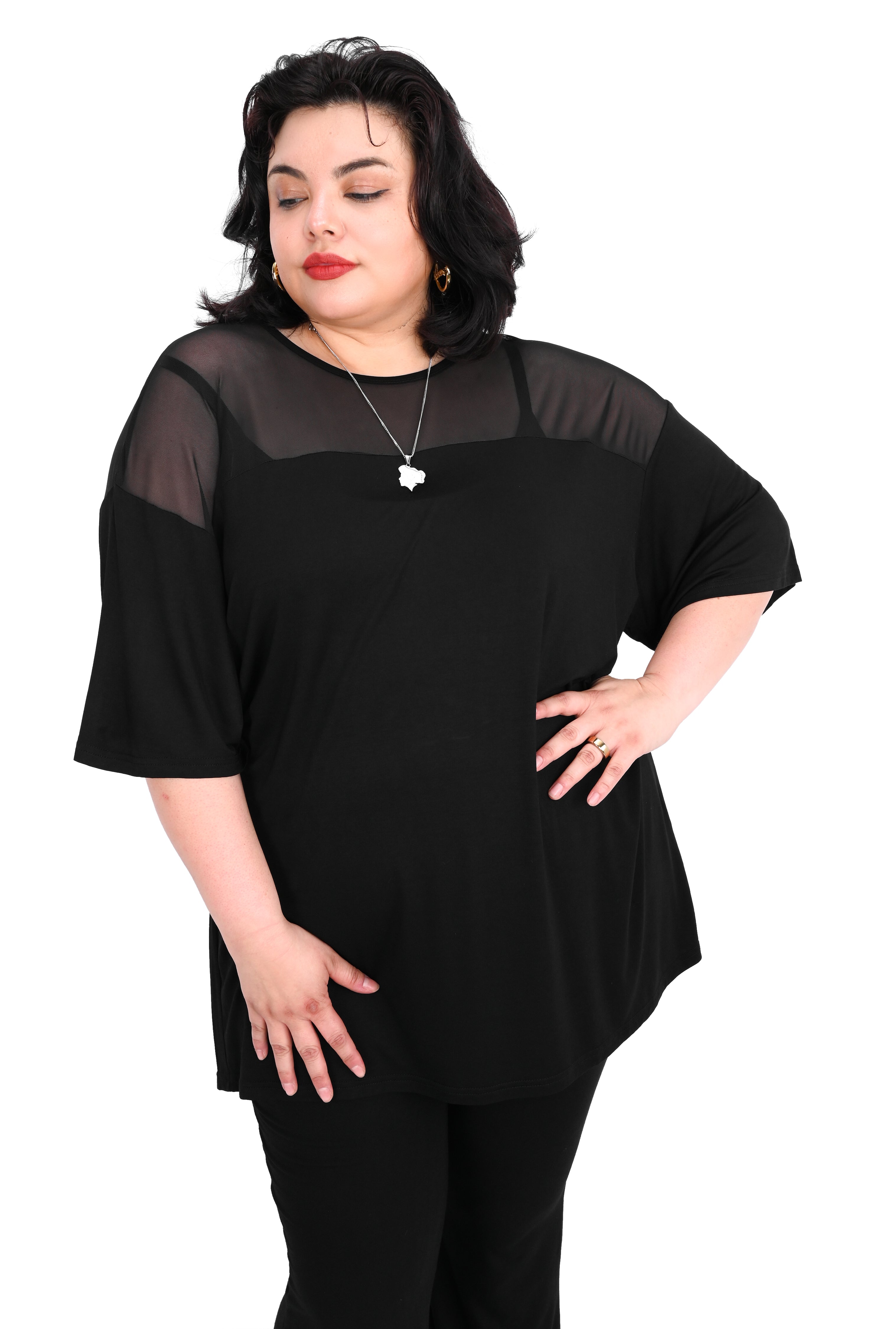 Jayden Mesh Top