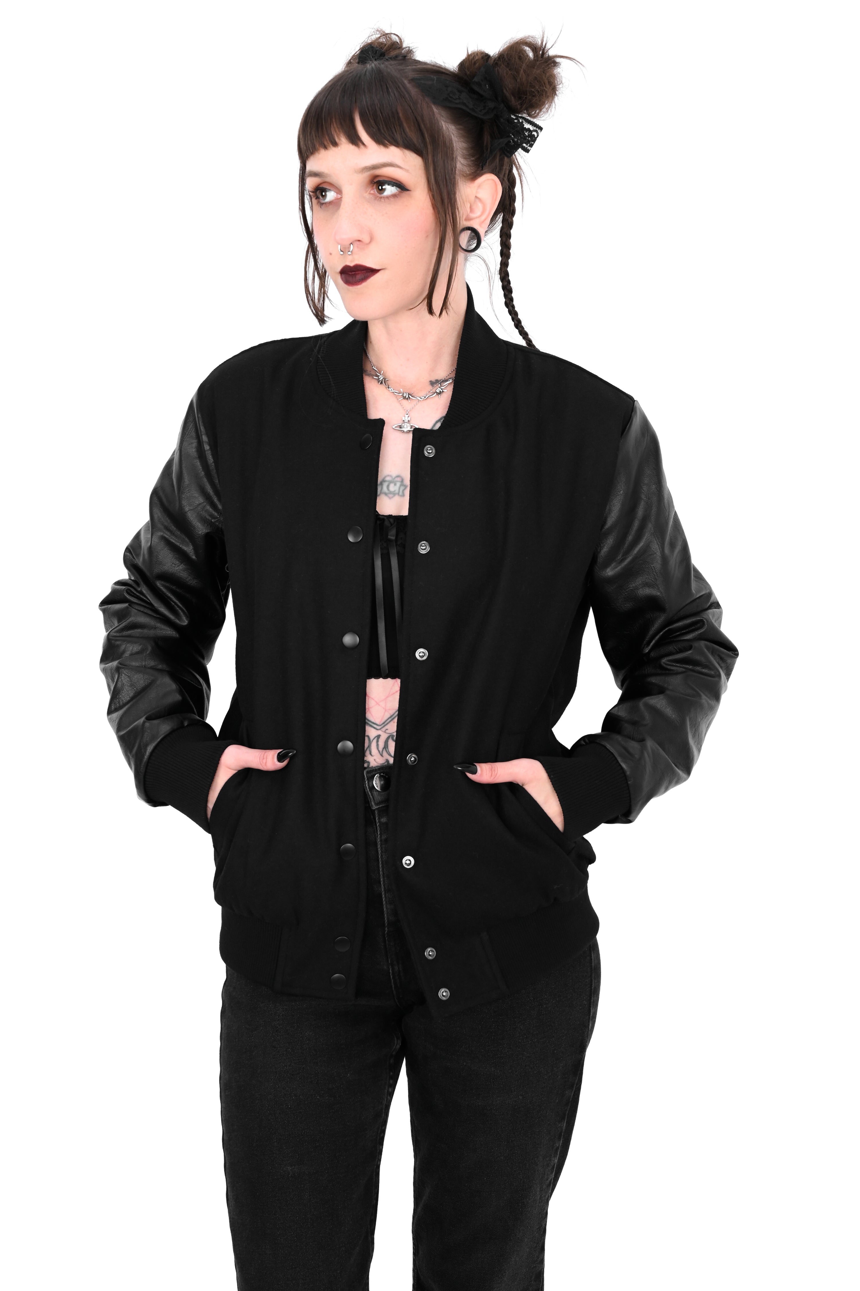 Foxblood Varsity Jacket