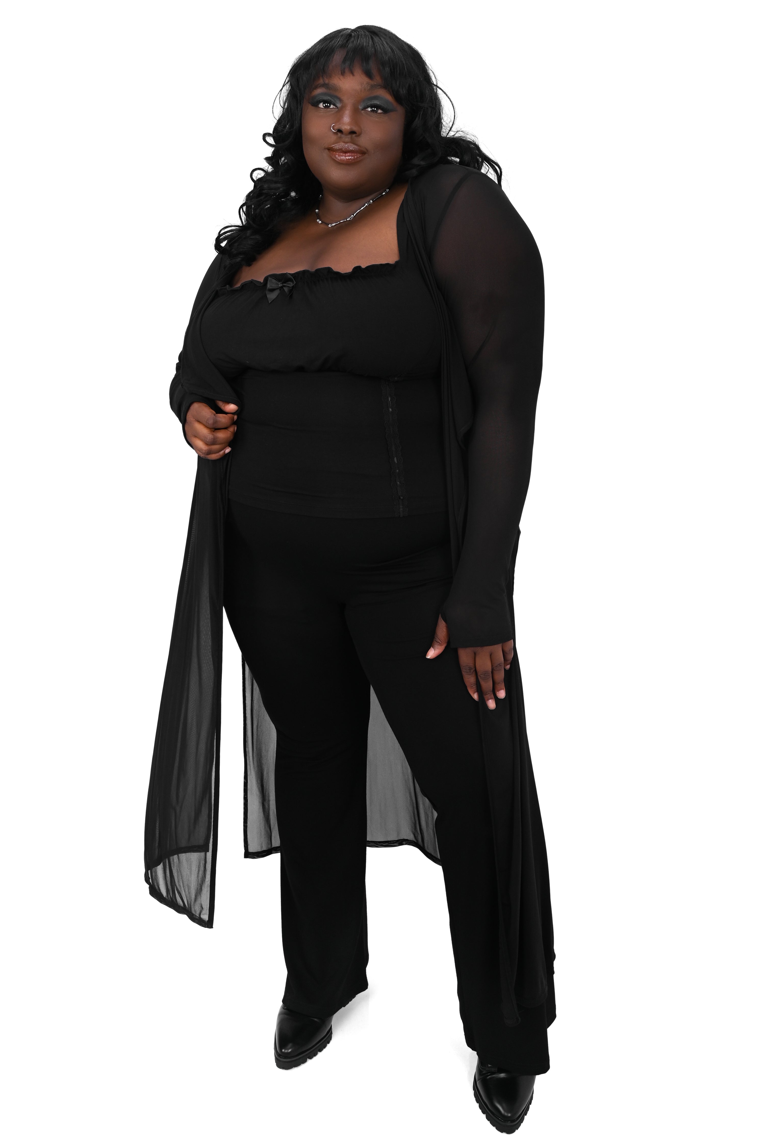 Janis Mesh Duster
