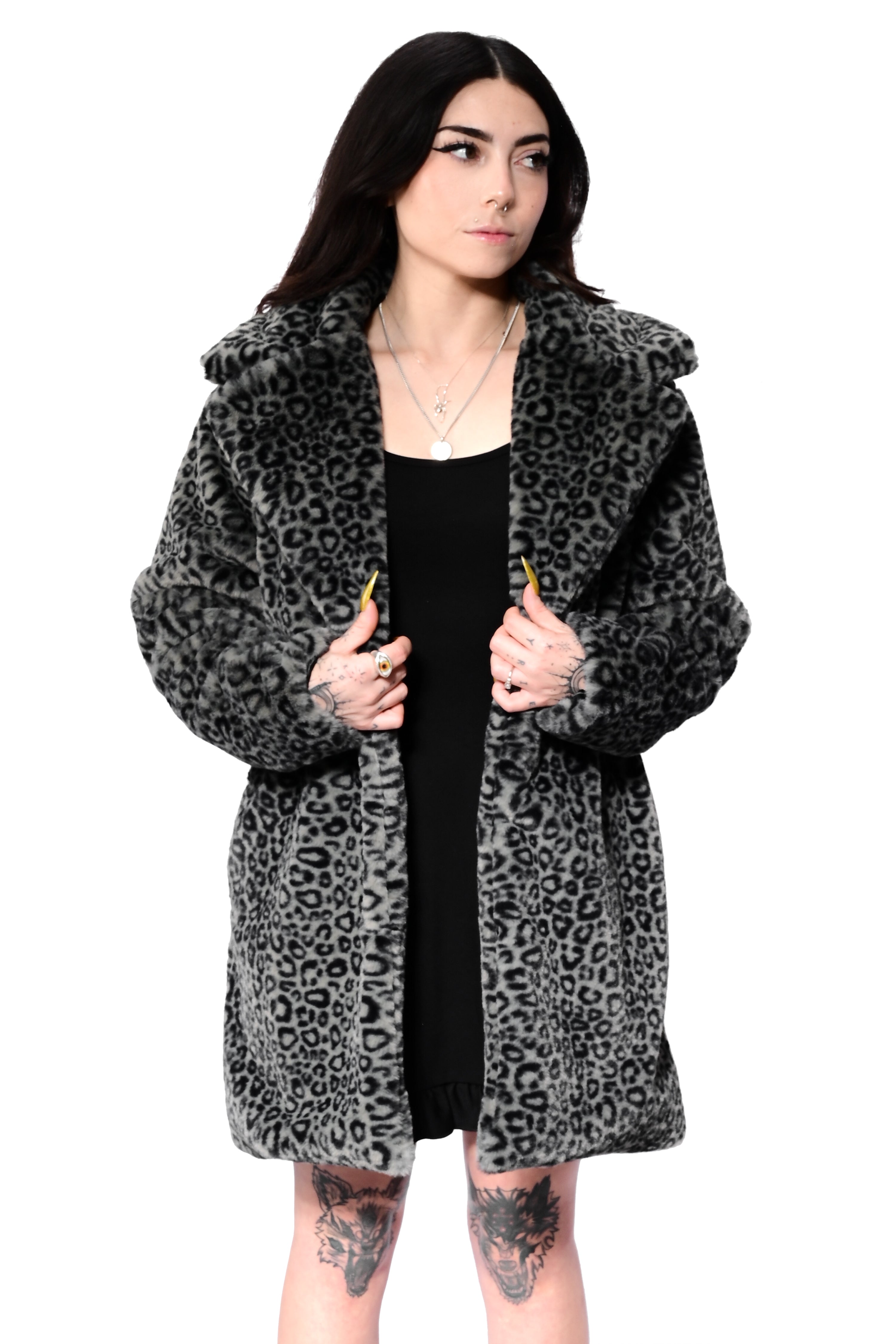 Charli Leopard Coat- No Restock! Large left!