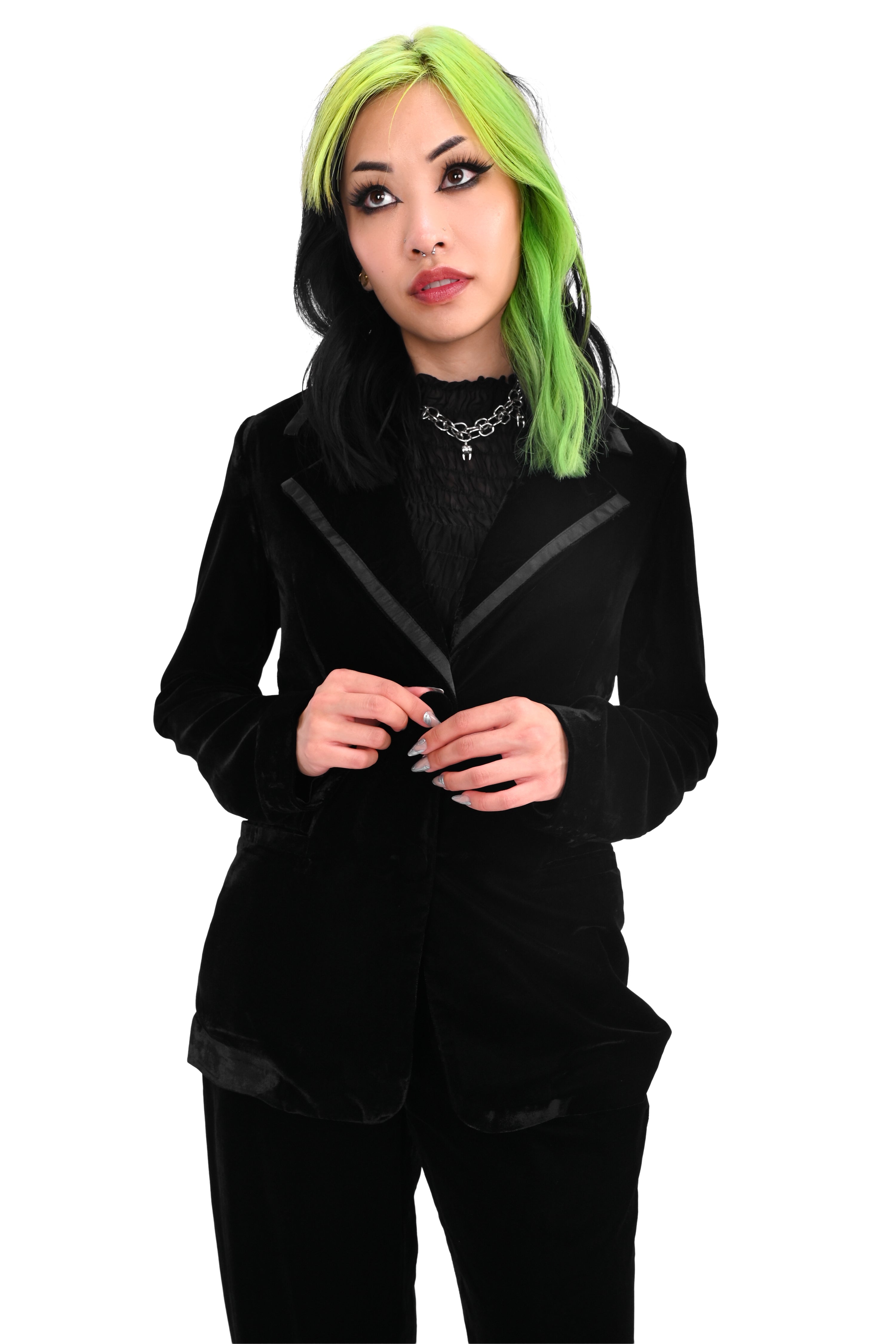 Eileen Velvet Blazer